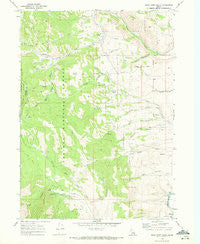 Bear Camp Gulch Idaho Historical topographic map, 1:24000 scale, 7.5 X 7.5 Minute, Year 1968