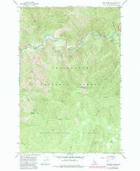 Bear Mountain Idaho Historical topographic map, 1:24000 scale, 7.5 X 7.5 Minute, Year 1966