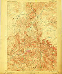 Bear Valley Idaho Historical topographic map, 1:125000 scale, 30 X 30 Minute, Year 1893