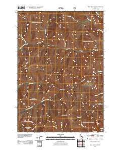 Bear Creek Point Idaho Historical topographic map, 1:24000 scale, 7.5 X 7.5 Minute, Year 2011