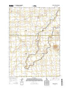 Bear Den Butte Idaho Current topographic map, 1:24000 scale, 7.5 X 7.5 Minute, Year 2013