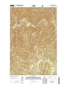 Bear Mountain Idaho Current topographic map, 1:24000 scale, 7.5 X 7.5 Minute, Year 2013