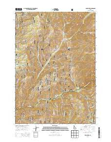 Bear River Idaho Current topographic map, 1:24000 scale, 7.5 X 7.5 Minute, Year 2013