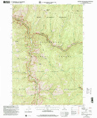 Beaver Jack Mountain Idaho Historical topographic map, 1:24000 scale, 7.5 X 7.5 Minute, Year 1998
