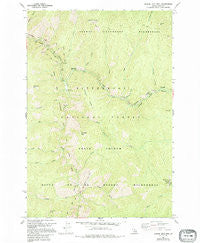 Beaver Jack Mtn Idaho Historical topographic map, 1:24000 scale, 7.5 X 7.5 Minute, Year 1962
