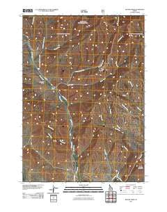 Beaver Creek Idaho Historical topographic map, 1:24000 scale, 7.5 X 7.5 Minute, Year 2011