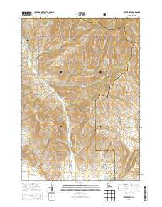 Beaver Creek Idaho Current topographic map, 1:24000 scale, 7.5 X 7.5 Minute, Year 2013
