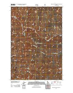 Beaver Jack Mountain Idaho Historical topographic map, 1:24000 scale, 7.5 X 7.5 Minute, Year 2011