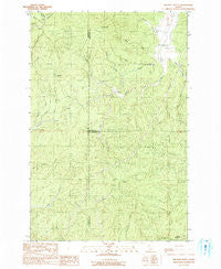 Bechtel Butte Idaho Historical topographic map, 1:24000 scale, 7.5 X 7.5 Minute, Year 1990