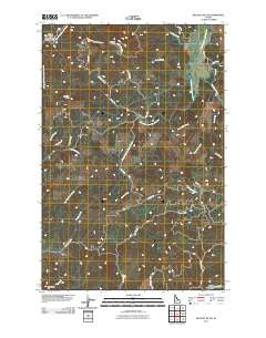 Bechtel Butte Idaho Historical topographic map, 1:24000 scale, 7.5 X 7.5 Minute, Year 2011