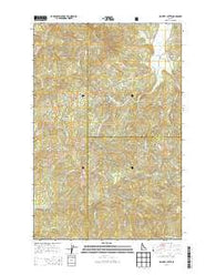 Bechtel Butte Idaho Current topographic map, 1:24000 scale, 7.5 X 7.5 Minute, Year 2014