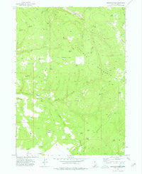 Bedstead Ridge Idaho Historical topographic map, 1:24000 scale, 7.5 X 7.5 Minute, Year 1973