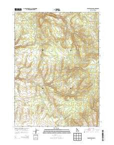 Bedstead Ridge Idaho Current topographic map, 1:24000 scale, 7.5 X 7.5 Minute, Year 2013