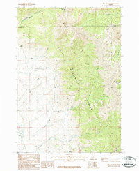Bell Mountain Idaho Historical topographic map, 1:24000 scale, 7.5 X 7.5 Minute, Year 1987