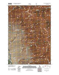 Bell Mountain Idaho Historical topographic map, 1:24000 scale, 7.5 X 7.5 Minute, Year 2011