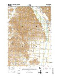 Bellevue Idaho Current topographic map, 1:24000 scale, 7.5 X 7.5 Minute, Year 2013