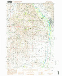 Bellevue Idaho Historical topographic map, 1:24000 scale, 7.5 X 7.5 Minute, Year 1986