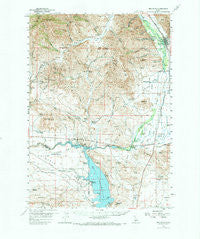 Bellevue Idaho Historical topographic map, 1:24000 scale, 7.5 X 7.5 Minute, Year 1957