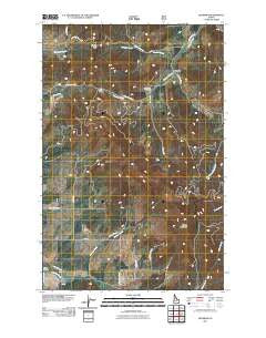 Benewah Idaho Historical topographic map, 1:24000 scale, 7.5 X 7.5 Minute, Year 2011