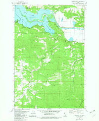 Benewah Lake Idaho Historical topographic map, 1:24000 scale, 7.5 X 7.5 Minute, Year 1981