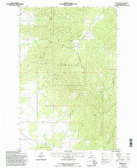 Benewah Idaho Historical topographic map, 1:24000 scale, 7.5 X 7.5 Minute, Year 1994