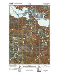 Benewah Lake Idaho Historical topographic map, 1:24000 scale, 7.5 X 7.5 Minute, Year 2010