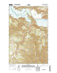 Benewah Lake Idaho Current topographic map, 1:24000 scale, 7.5 X 7.5 Minute, Year 2013
