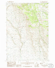 Bennett Mountain Idaho Historical topographic map, 1:24000 scale, 7.5 X 7.5 Minute, Year 1986