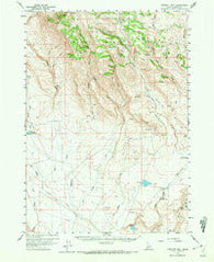 Bennett Mtn Idaho Historical topographic map, 1:62500 scale, 15 X 15 Minute, Year 1958