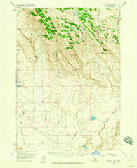 Bennett Mtn Idaho Historical topographic map, 1:62500 scale, 15 X 15 Minute, Year 1958