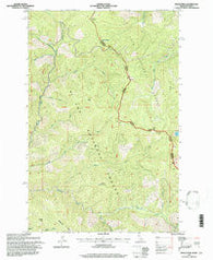 Berge Peak Idaho Historical topographic map, 1:24000 scale, 7.5 X 7.5 Minute, Year 1995