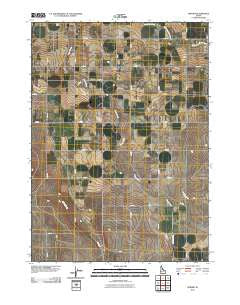 Berger Idaho Historical topographic map, 1:24000 scale, 7.5 X 7.5 Minute, Year 2010