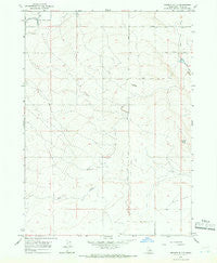 Berger Butte Idaho Historical topographic map, 1:24000 scale, 7.5 X 7.5 Minute, Year 1965