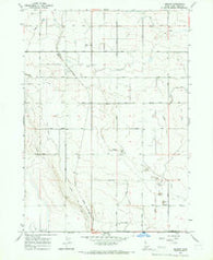 Berger Idaho Historical topographic map, 1:24000 scale, 7.5 X 7.5 Minute, Year 1965