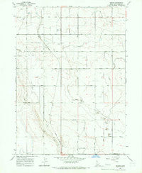 Berger Idaho Historical topographic map, 1:24000 scale, 7.5 X 7.5 Minute, Year 1965