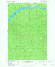 Bertha Hill Idaho Historical topographic map, 1:24000 scale, 7.5 X 7.5 Minute, Year 1981