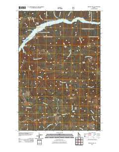 Bertha Hill Idaho Historical topographic map, 1:24000 scale, 7.5 X 7.5 Minute, Year 2011