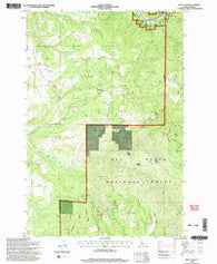 Big Cedar Idaho Historical topographic map, 1:24000 scale, 7.5 X 7.5 Minute, Year 1995
