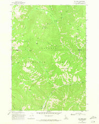 Big Creek Idaho Historical topographic map, 1:24000 scale, 7.5 X 7.5 Minute, Year 1969
