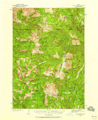 Big Creek Idaho Historical topographic map, 1:62500 scale, 15 X 15 Minute, Year 1937