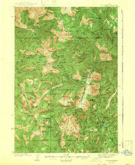 Big Creek Idaho Historical topographic map, 1:62500 scale, 15 X 15 Minute, Year 1942