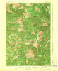 Big Creek Idaho Historical topographic map, 1:62500 scale, 15 X 15 Minute, Year 1942