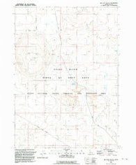 Big Foot Butte Idaho Historical topographic map, 1:24000 scale, 7.5 X 7.5 Minute, Year 1992