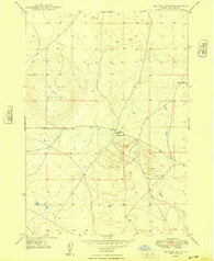 Big Foot Butte Idaho Historical topographic map, 1:24000 scale, 7.5 X 7.5 Minute, Year 1948
