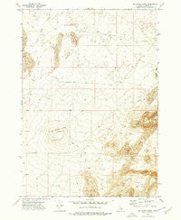 Big Grassy Ridge Idaho Historical topographic map, 1:24000 scale, 7.5 X 7.5 Minute, Year 1972