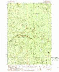 Big Grassy Idaho Historical topographic map, 1:24000 scale, 7.5 X 7.5 Minute, Year 1986
