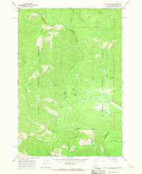 Big Hole Pass Idaho Historical topographic map, 1:24000 scale, 7.5 X 7.5 Minute, Year 1966