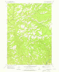 Big Owl Creek Idaho Historical topographic map, 1:24000 scale, 7.5 X 7.5 Minute, Year 1972
