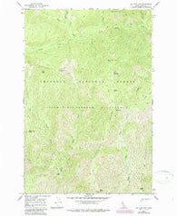 Big Rock Mtn Idaho Historical topographic map, 1:24000 scale, 7.5 X 7.5 Minute, Year 1966
