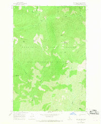 Big Rock Mtn Idaho Historical topographic map, 1:24000 scale, 7.5 X 7.5 Minute, Year 1966